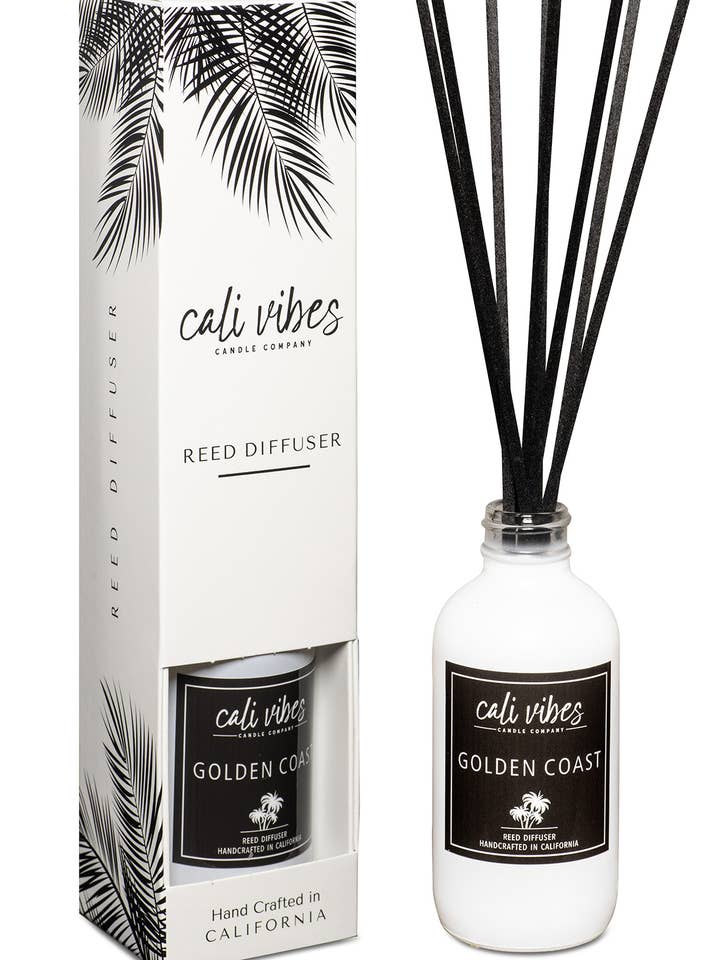 Golden Coast - Reed Diffuser for wholesale by Cali Vibes Candle Company