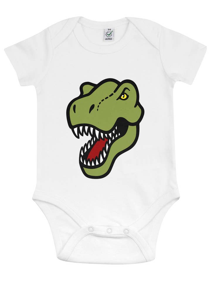 Dinosaurus Baby Grow voor wholesale door Clumsy Hooves