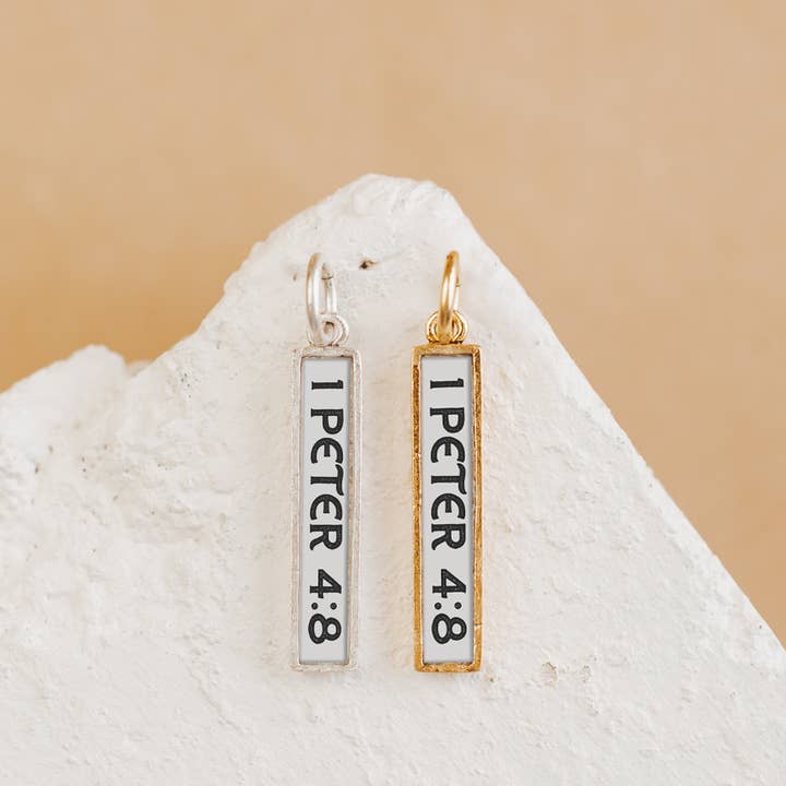 Bel Kai - Wholesale Pendant/Charm Necklace - B&W Personalized Name Framed Charm *Customizable