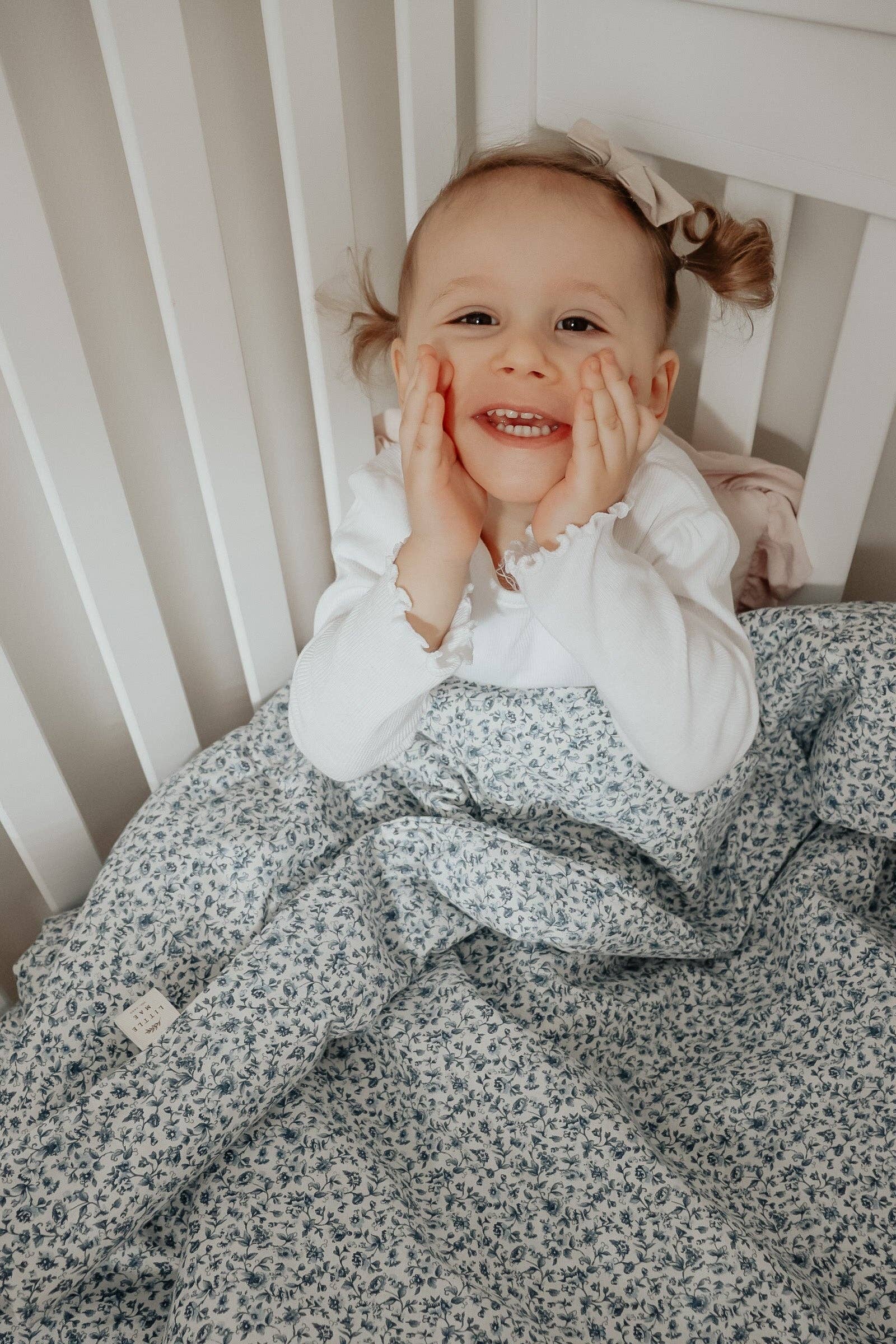 Little Mae and Co – wholesale Quilt – Kids & Baby – Floret Crib Quilted Blanket10