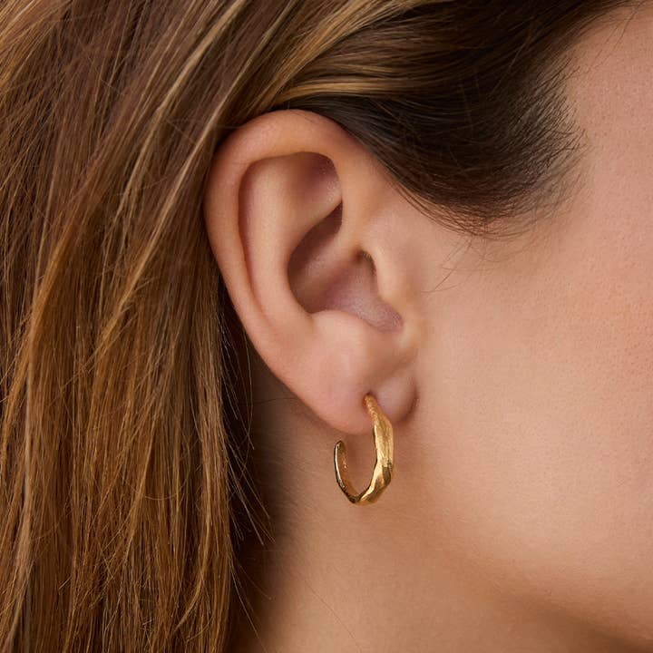 Agapée Jewelry – wholesale Hoop earrings – Zéphir Earrings | Jewelry Gold Gift Waterproof1