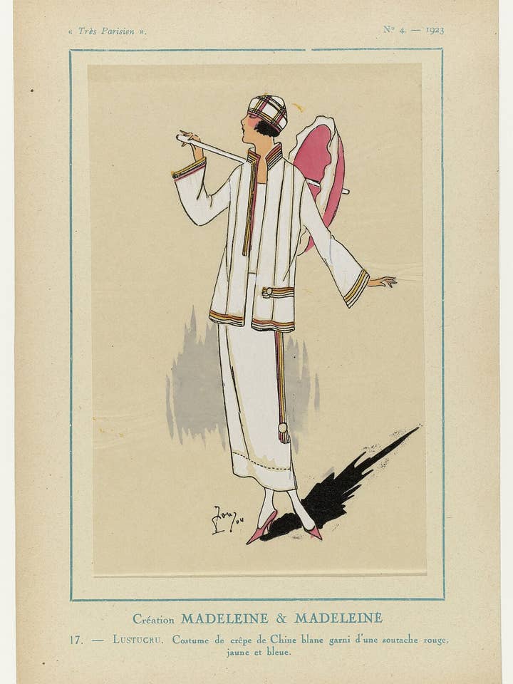 Très Parisien. La Moda, Lo Chic, L’Eleganza, anonimo, 1923 per la vendita all'ingrosso da parte di Flashback Shop