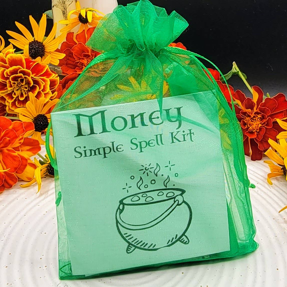 Mystical Roots - Vente Accessoire de méditation - Kit de Sort Simple pour Débutants - Argent1