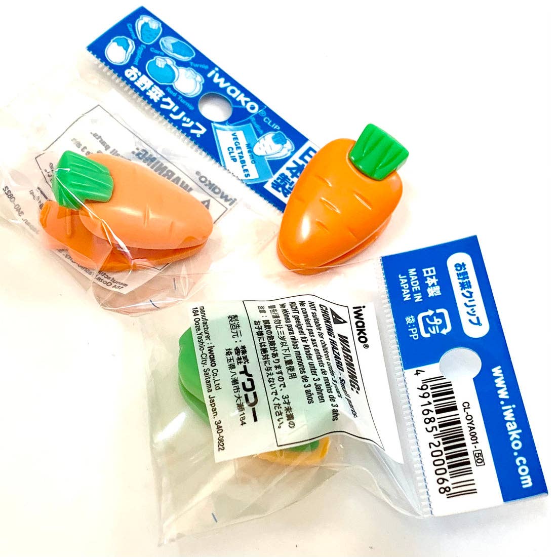 BCmini - Wholesale Eraser - 38507 Iwako Vegetable Clips3