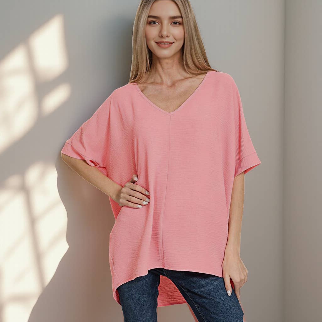 42POPS - Wholesale Blouse - Women's - `.Airflow Dolman Short Sleeve Top21