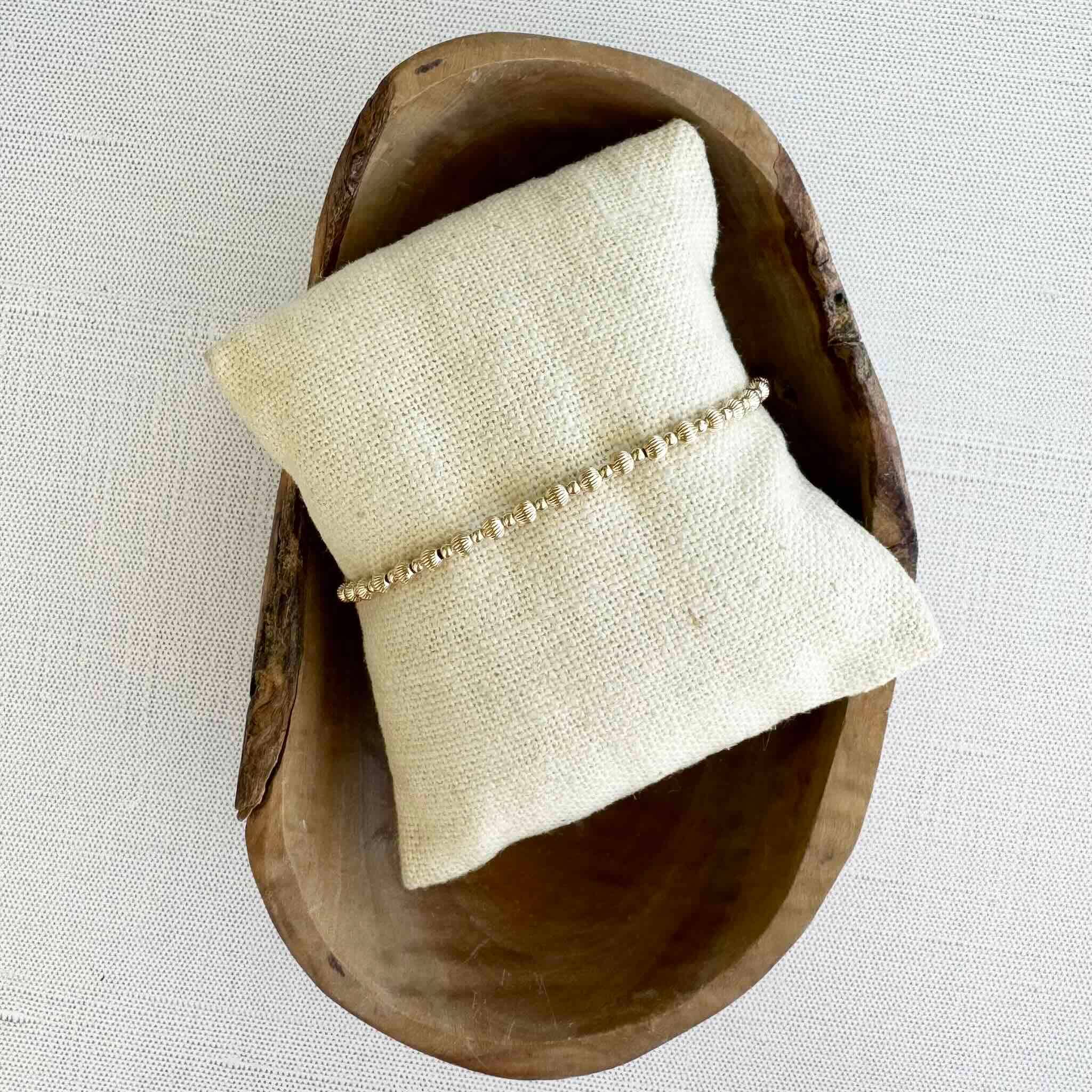 Hayden B. Jewelry - Wholesale Beaded Bracelet - Ribbed Bead Bracelet3