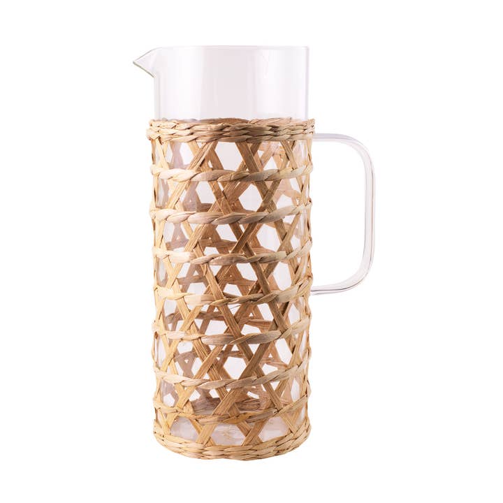 Pitcher, Raffia for wholesale by Lilly Pulitzer by Lifeguard Press