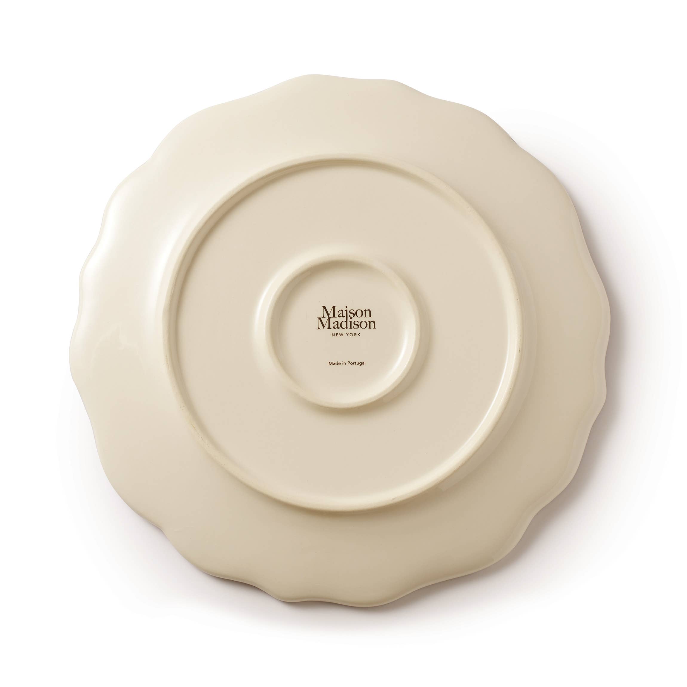 Maison Madison Home - Wholesale Dinner Plate - Giovanna Hand-Painted Dinner Plate 10.5''4