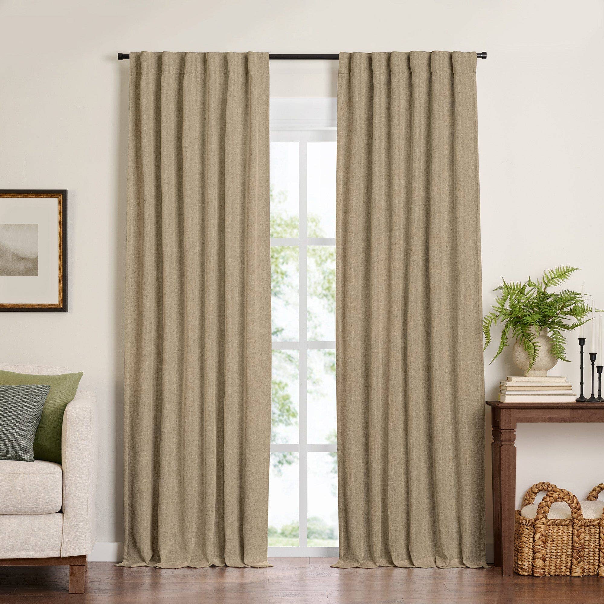 Threadmade Home - Wholesale Curtain - Harrow Solid Texture Blackout Window Curtain Panel8
