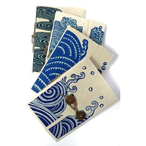 Ganesh Himal Trading - Wholesale Notebook - Softcover Notebook With Water Designs, Tree-Free