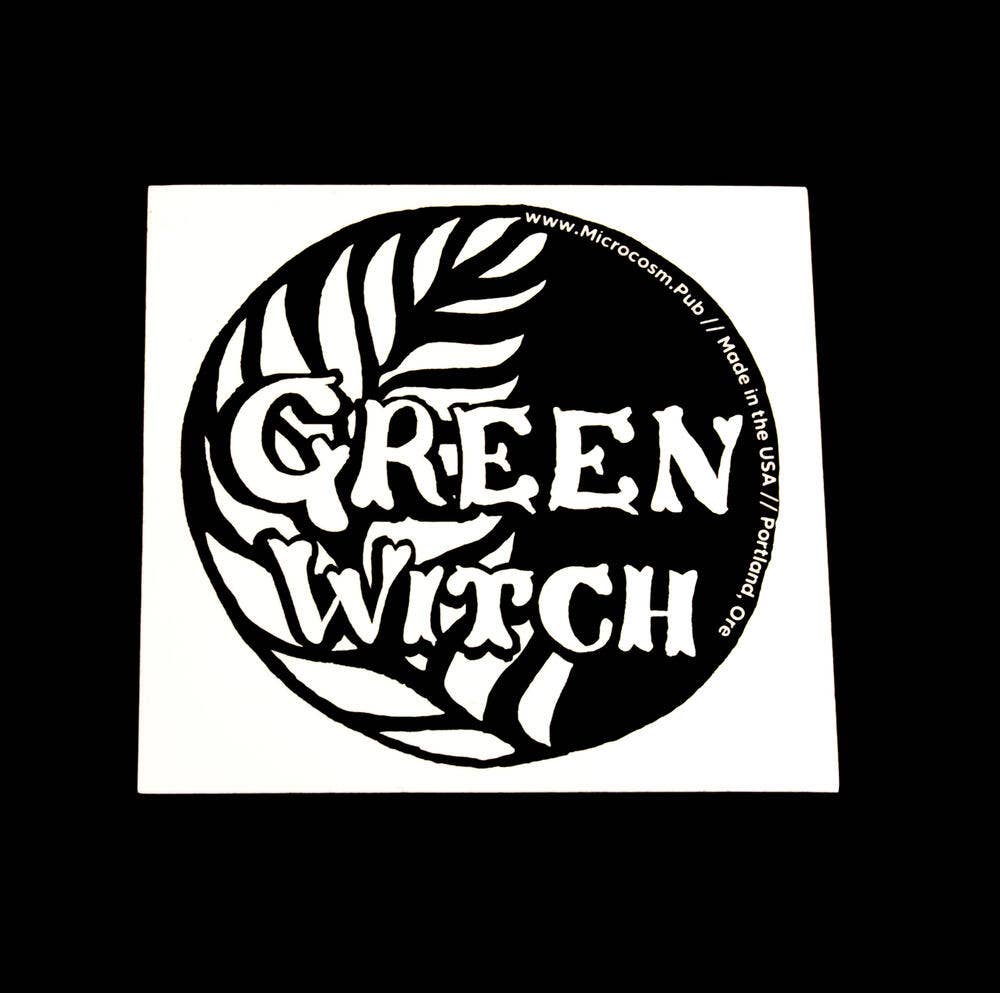 Microcosm Publishing & Distribution - Wholesale Sticker - Sticker #444: Green Witch1