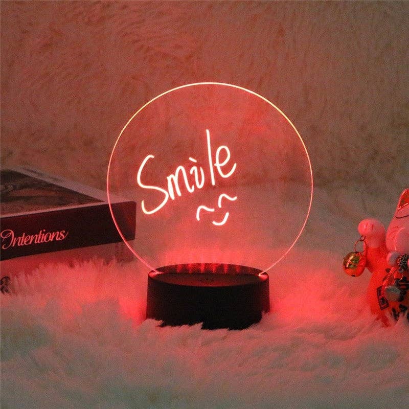 COLOR I 3D Erasable Night Light Message Board for wholesale on Faire5