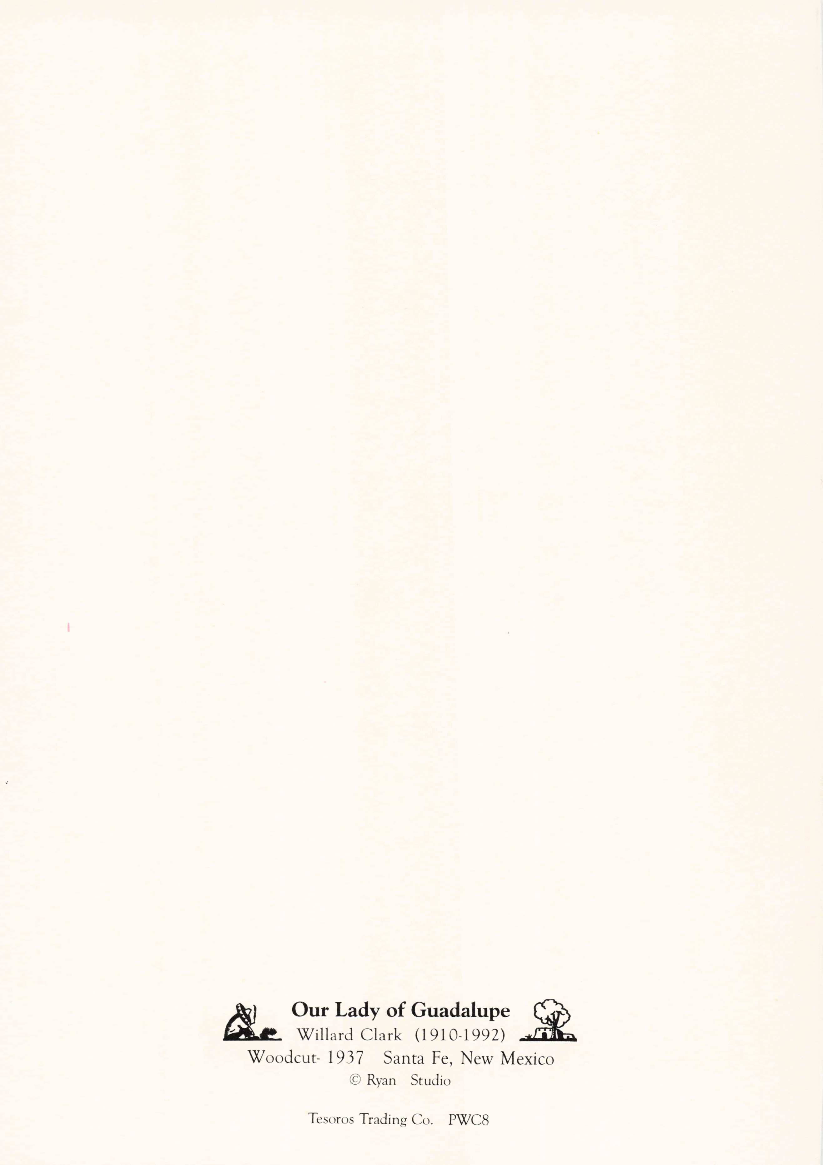 Tesoros Trading Company - Wholesale Stationery/Notecard Set - Our Lady Of Guadalupe Notecard1