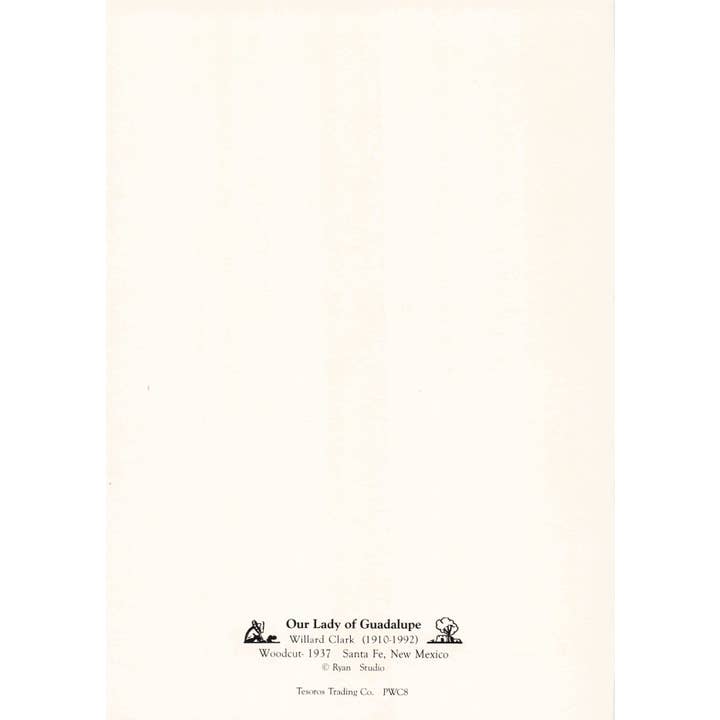 Tesoros Trading Company - Wholesale Stationery/Notecard Set - Our Lady Of Guadalupe Notecard1