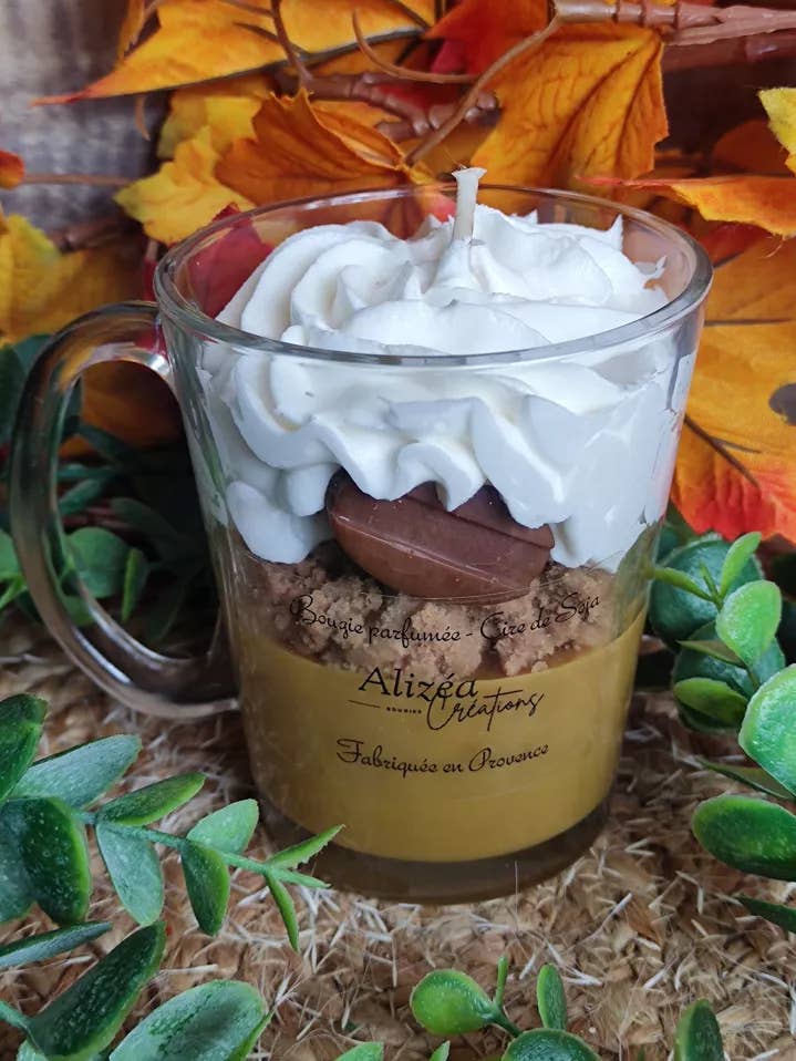 Candela 180 gr Tazza Caffè Cappuccino per la vendita all'ingrosso da parte di LES CREATIONS D'ALIZEA