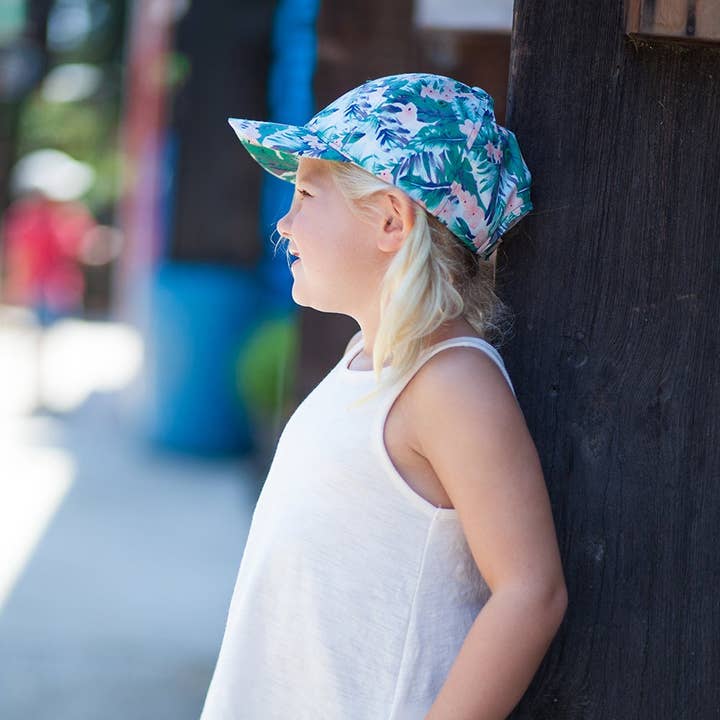 Peppercorn Kids – wholesale Baseballkeps – Barn – Små barn tropisk Print Baseball keps - (2-6Y) Unisex