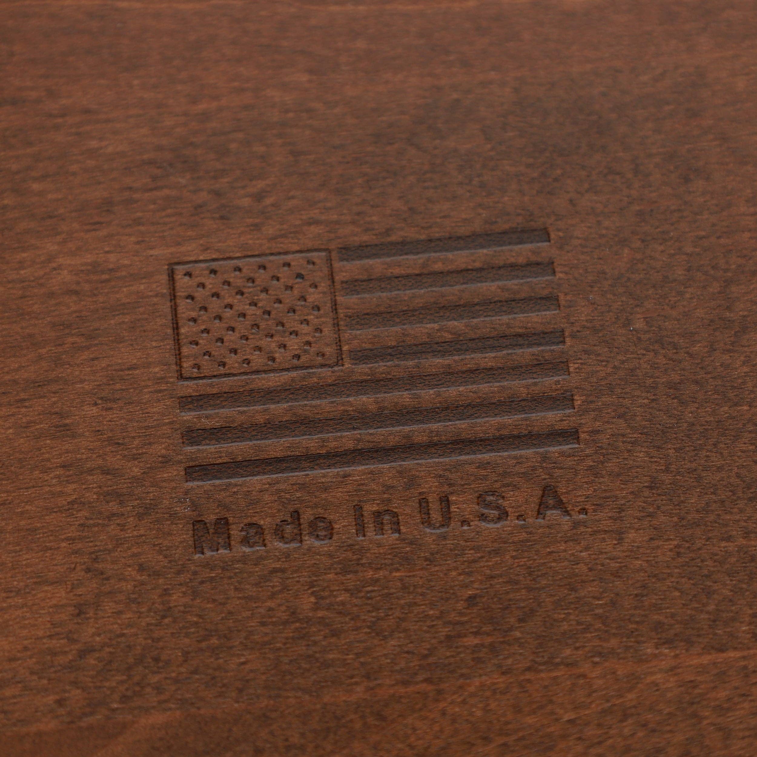 Brun Marble Solitaire-spel - 12 tum. (Tillverkad i USA) för wholesale på Faire6