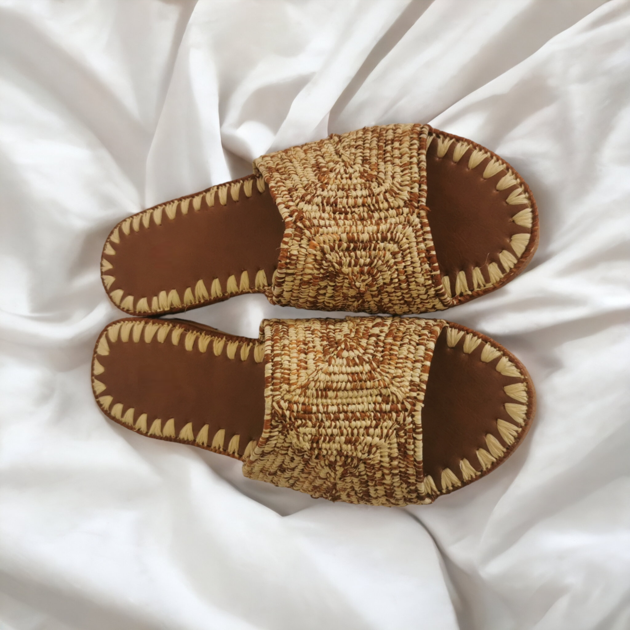 Berberparadise - Wholesale Sandals - Women's - Raffia mules Sandals for womens3