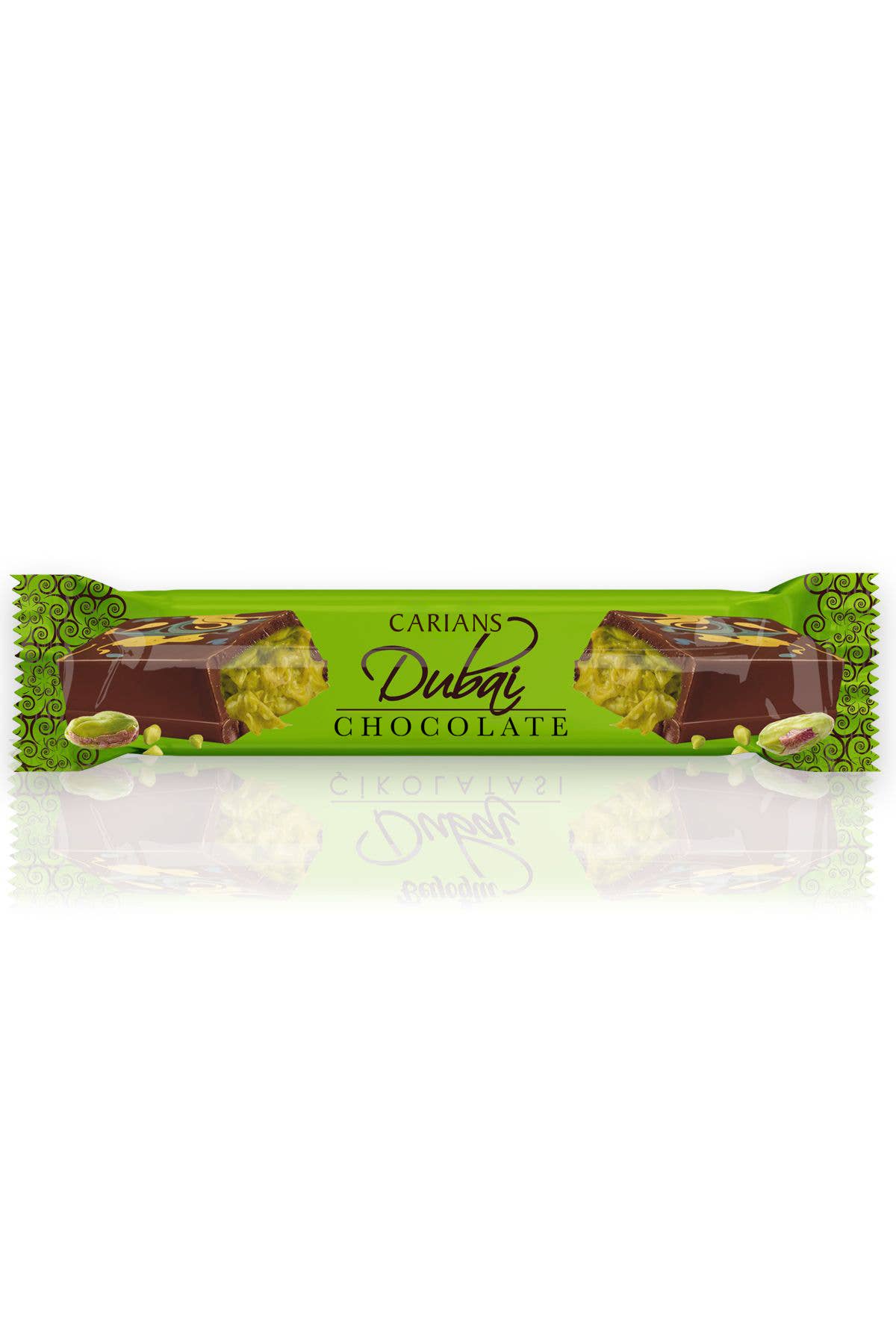 Carian's Bistro Chocolates - Wholesale Chocolate Bar - Carian Dubai Chocolate Bar Pistachio Viral Knafeh Chocolate2