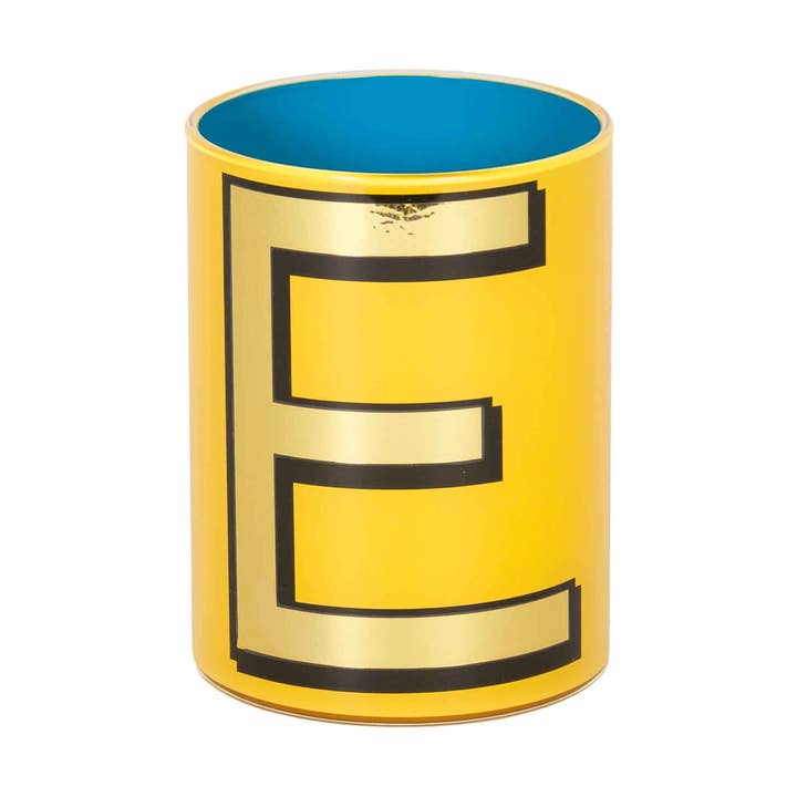 Alfabet Penseelpot - E voor wholesale door Bridie Hall Ltd