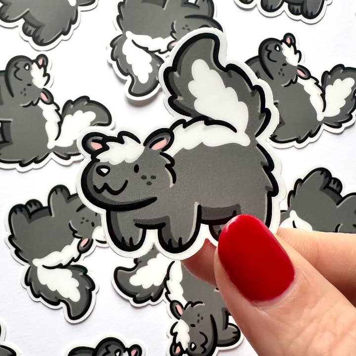 Skunk Mini Sticker for wholesale by Shop Emily M