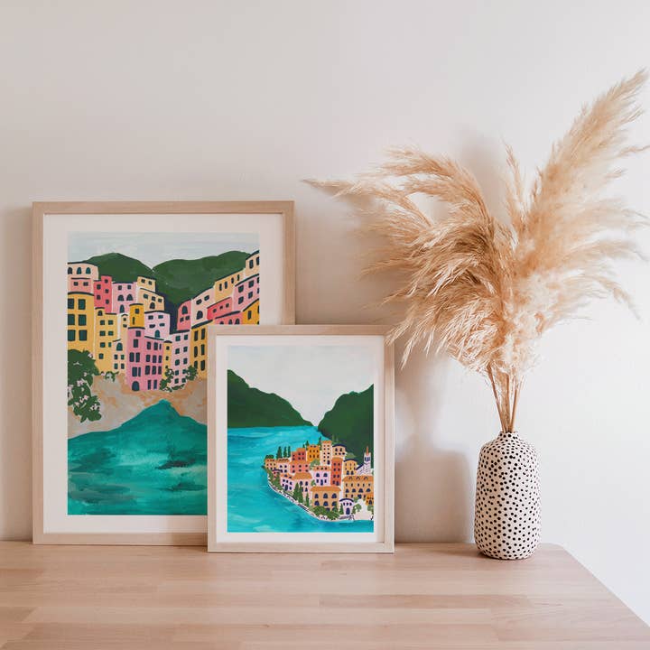 Emerald and Ivy Studios LLC – wholesale Art print – Lake Como Italy Art Print