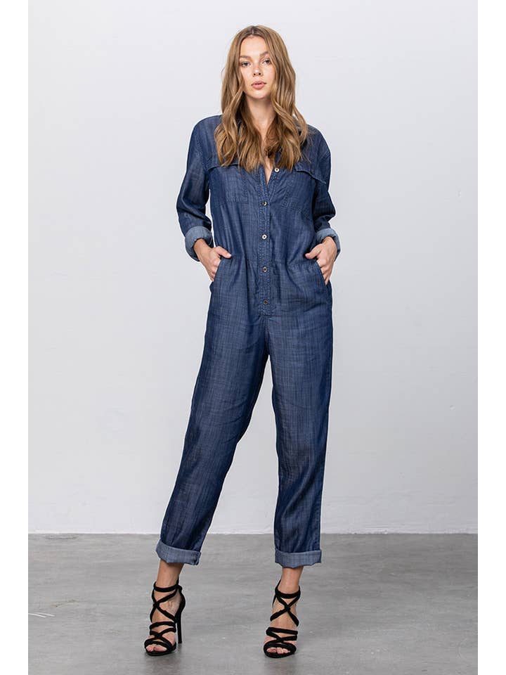 Insane Gene USA – Engroshandel Romper - Dame – Patch Lomme Forreste Knap Op Romper1