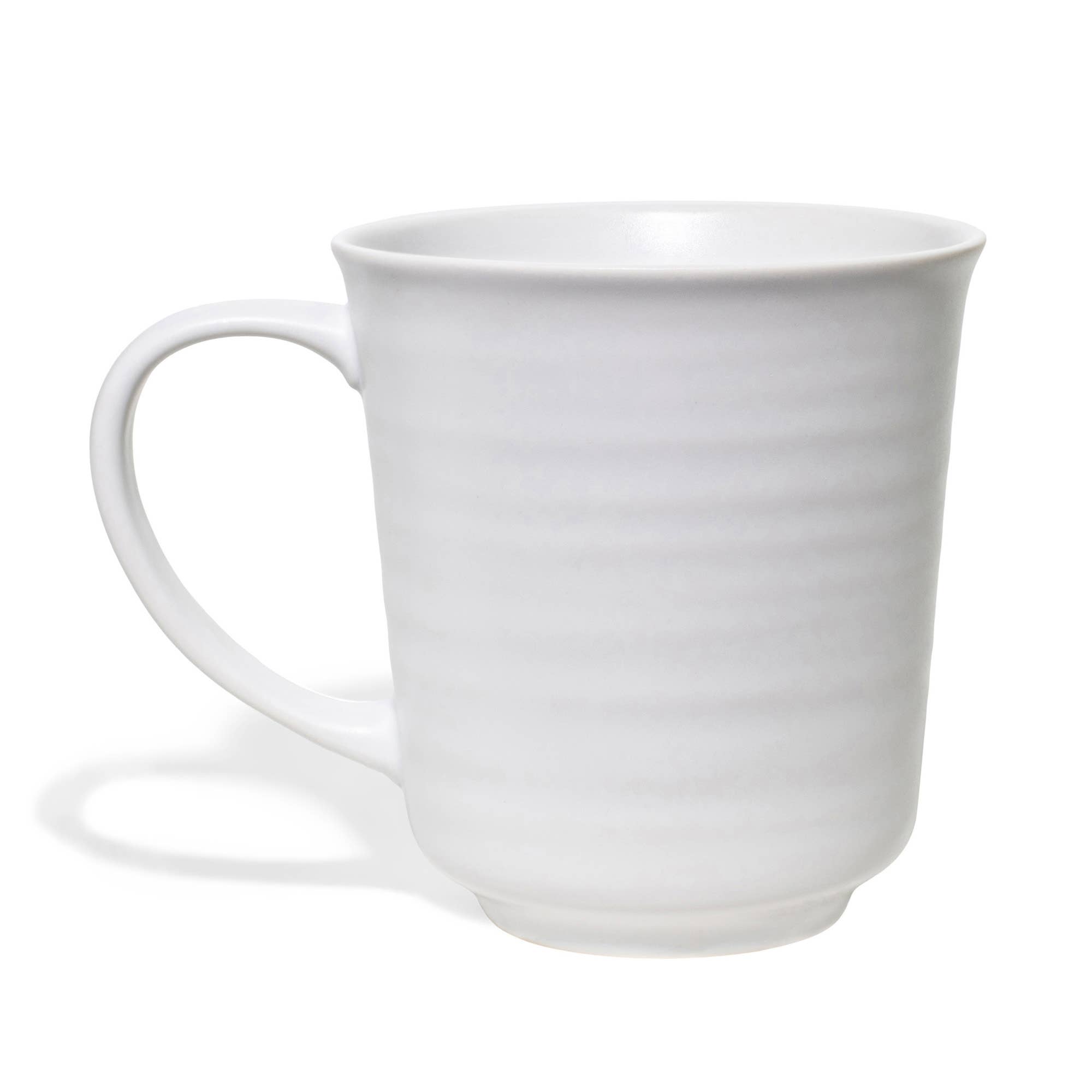 EAST AVENUE – wholesale Kaffekoppar – Vita matta glasyr 17 oz kaffemuggar 4-pack PRIS PER MUGG1