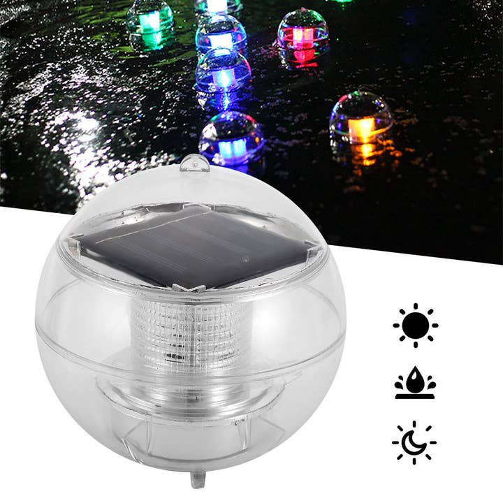 BARSUPPLY – wholesale Outdoor/lawn light – 2-Pack Floating Solar Color Changing Lamps for Pool, Garden