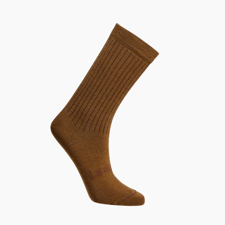 Merinowoll-Crewsocken | DAMEN | Walnuss für den Großhandel von Lamington Socks