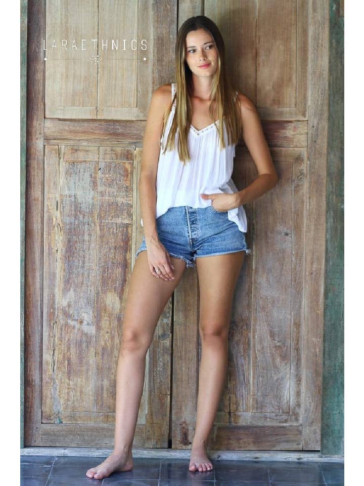 LARA ETHNICS - Wholesale Blouse – Women’s - TANK TOP - JAMU1