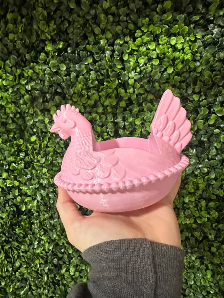 Hen On Nest Soap Holder - Light Pink for wholesale by SMR Wholesale