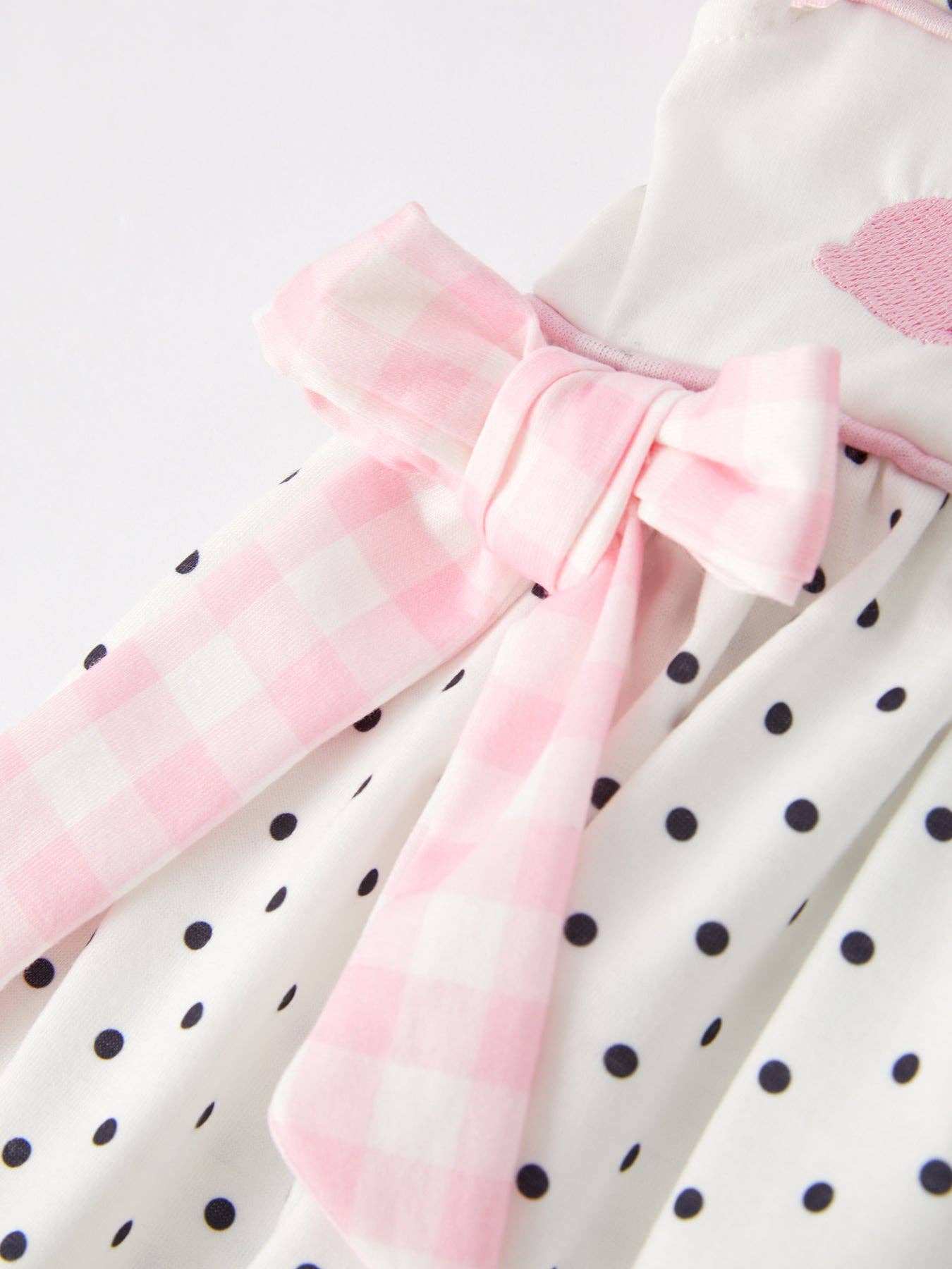 Rylee Faith Designs – wholesale Top & short set – Kids – Easter Bunny Smocking Embroidered Short Sleeve Shorts Set6