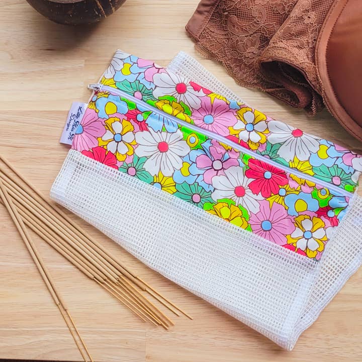 Colourful Daffy Laundry / Wash Bag for wholesale by Little Miss M Designs