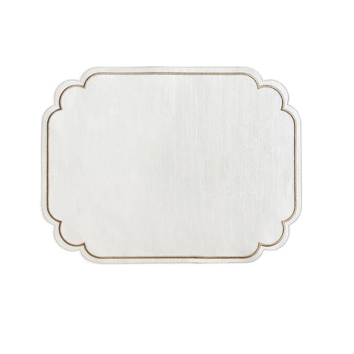 Lane - Set of 2 Placemats - Ivory Almond for wholesale by Twig NY