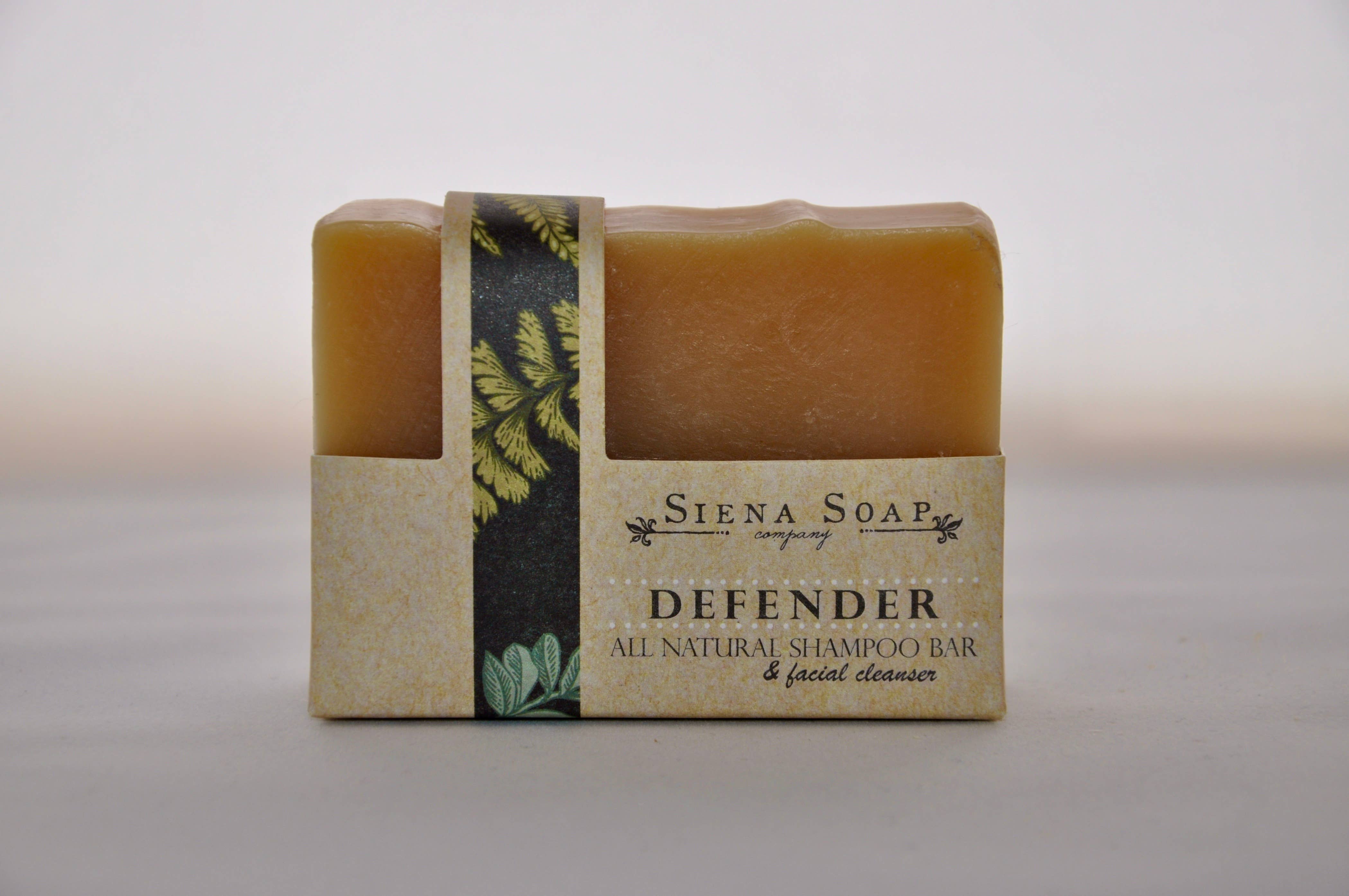 Siena Soap Company - Wholesale Bar Soap - Defender Facial and Shampoo Soap