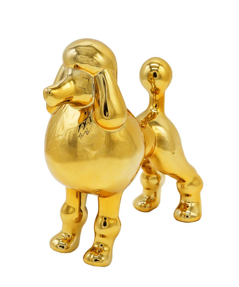 NAYOTHECORGI - Wholesale Decorative Figurine - Standing Poodle Ceramic Statue2