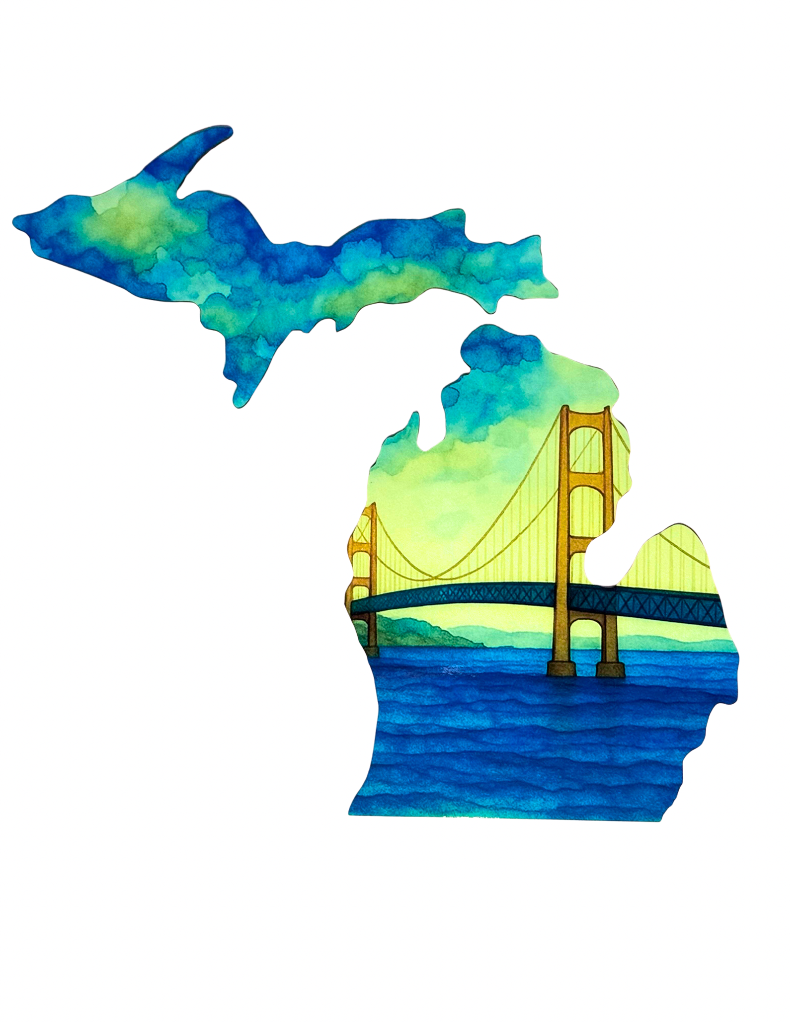 Michigan Proud Gifts - Vente Puzzle – adulte - Puzzle en forme du Michigan 258 pièces3