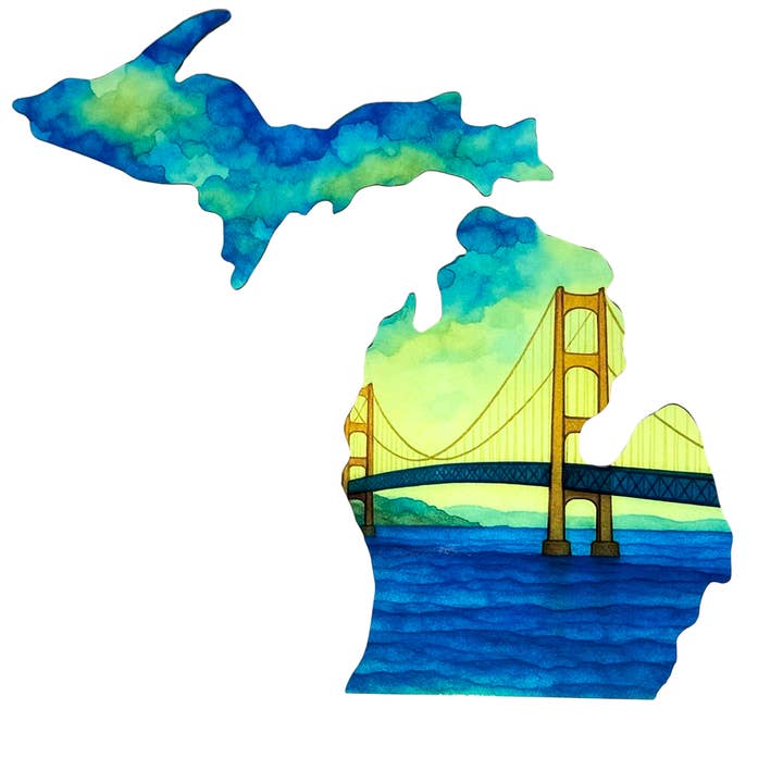 Michigan Proud Gifts - Wholesale Puzzle - Adult - Michigan Shaped Jigsaw Puzzle 258 pcs9
