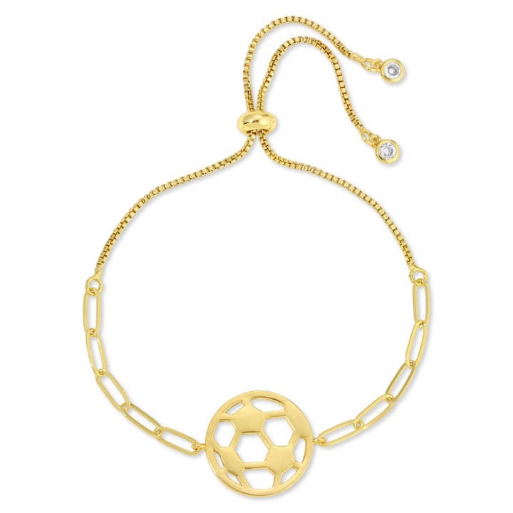 Soccer Pulley Bracelet for wholesale by Splendid Iris