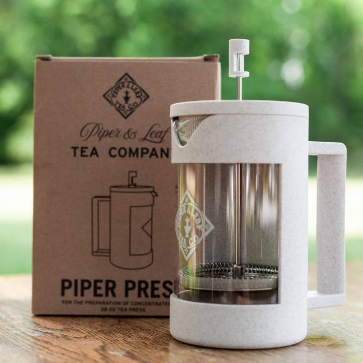 Pressa Piper per la vendita all'ingrosso da parte di Piper & Leaf Artisan Tea Co