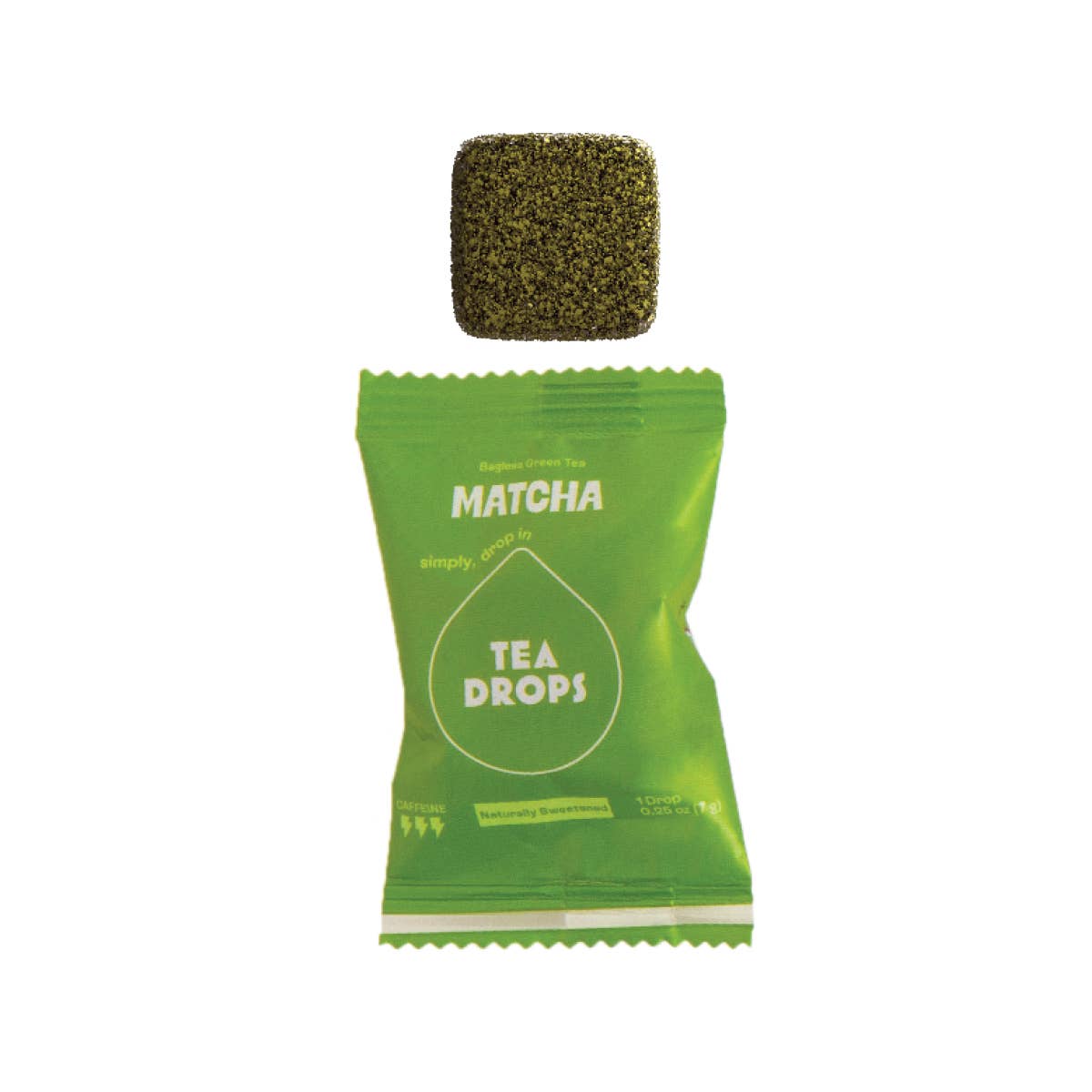 Tea Drops - Wholesale Iced Coffee/Cold Brew - Matcha Green Tea Single Serves - 30 Unit Bulk Bag