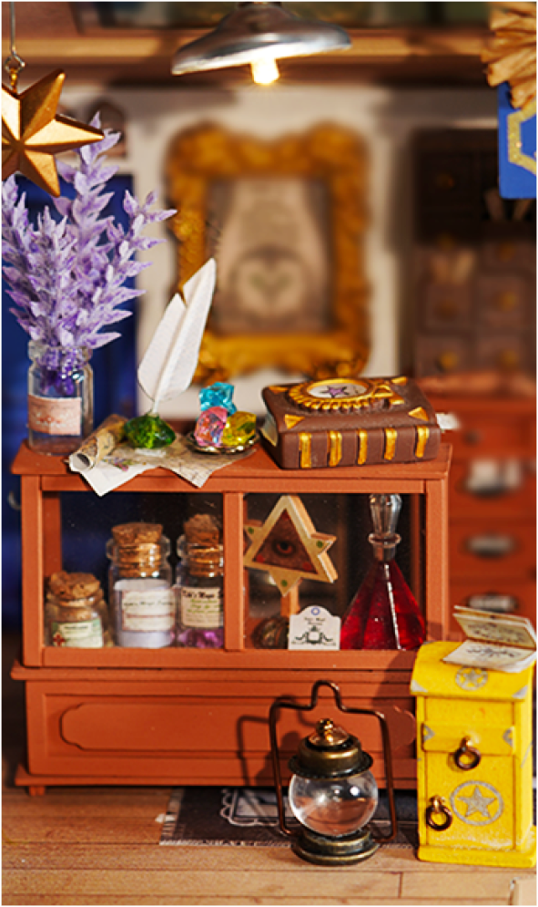 Hands Craft - Wholesale DIY Craft Kit - DIY Miniature House Kit: Kiki's Magic Emporium17
