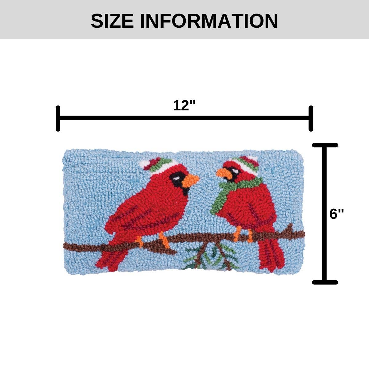 C&F Home - Wholesale Throw/Decorative Pillow - Christmas Winter Cardinal Throw Pillow2