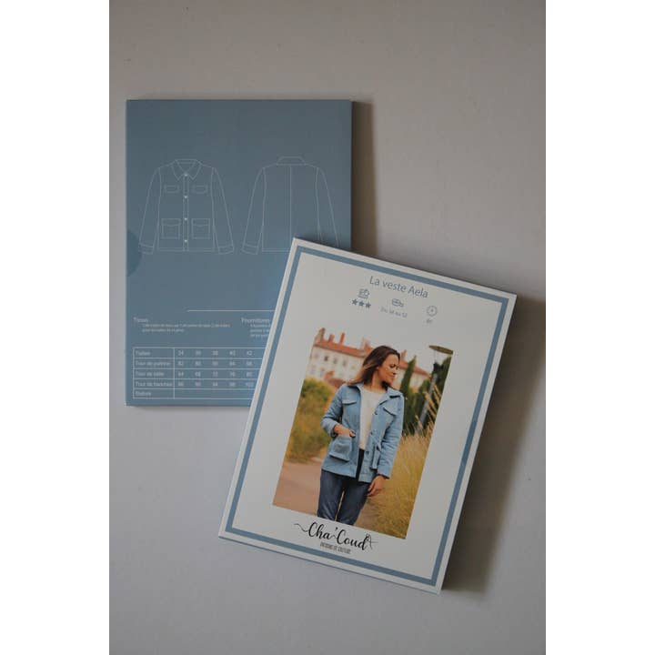 Cha' coud - Wholesale Craft Sewing Kit - Sewing pattern - Aela jacket5