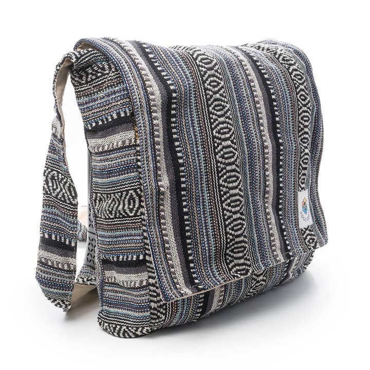 Crossbody Messenger Bag (Storm) for wholesale by Yogo Boho