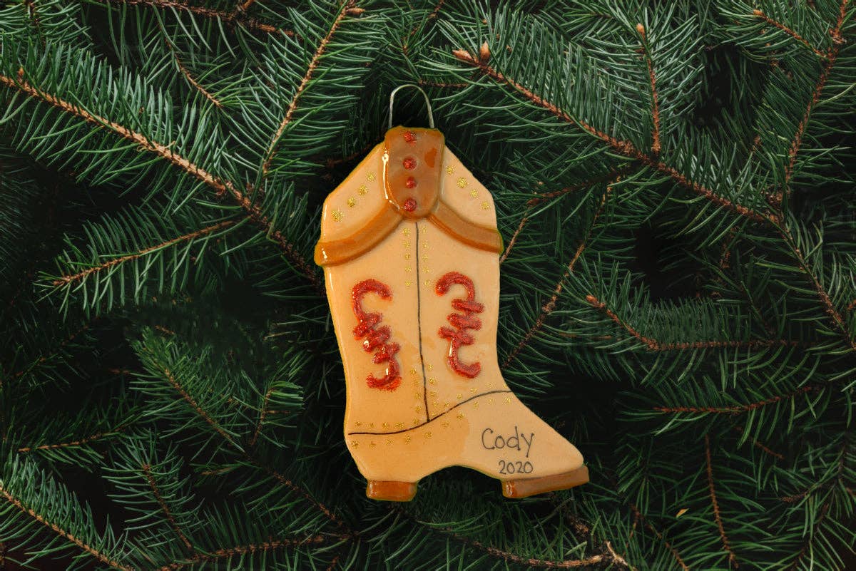 Dough Delights, Inc – wholesale Ornament – Cowboy Boot Ornament0