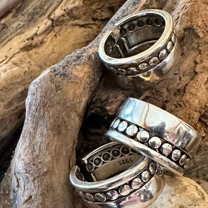 Bohemian Grace - Wholesale Band/Stacked Ring - Cascade sterling silver ring1