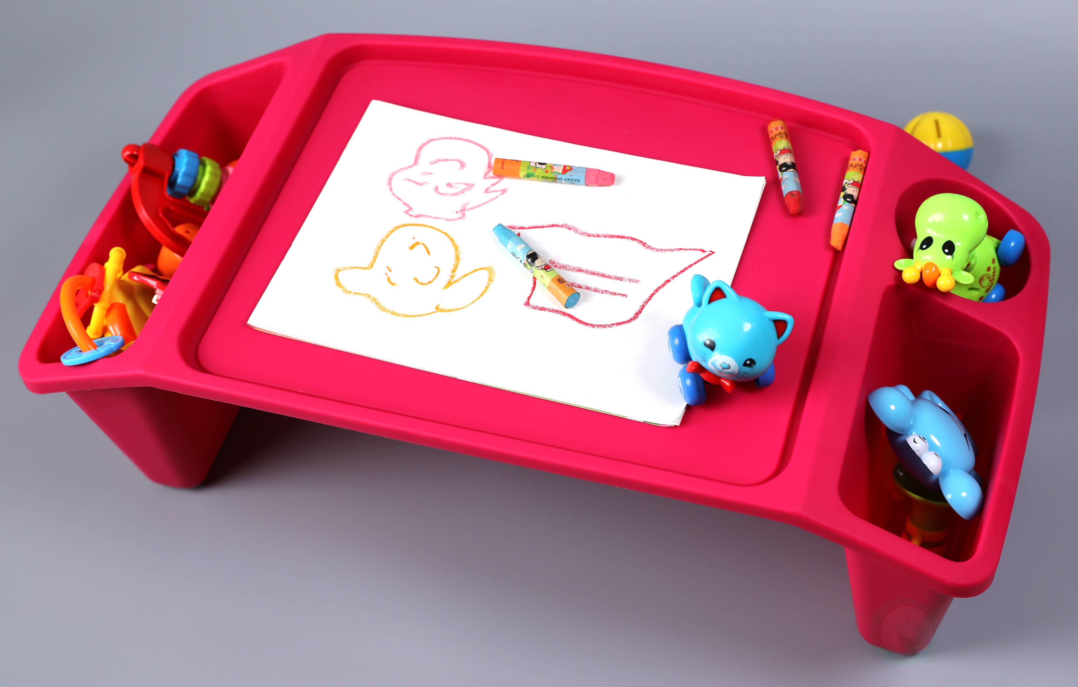 Quickway Imports - Vente Plateaux de bureau - Plateau de bureau pour ordinateur portable pour enfants, table d'activités portable7
