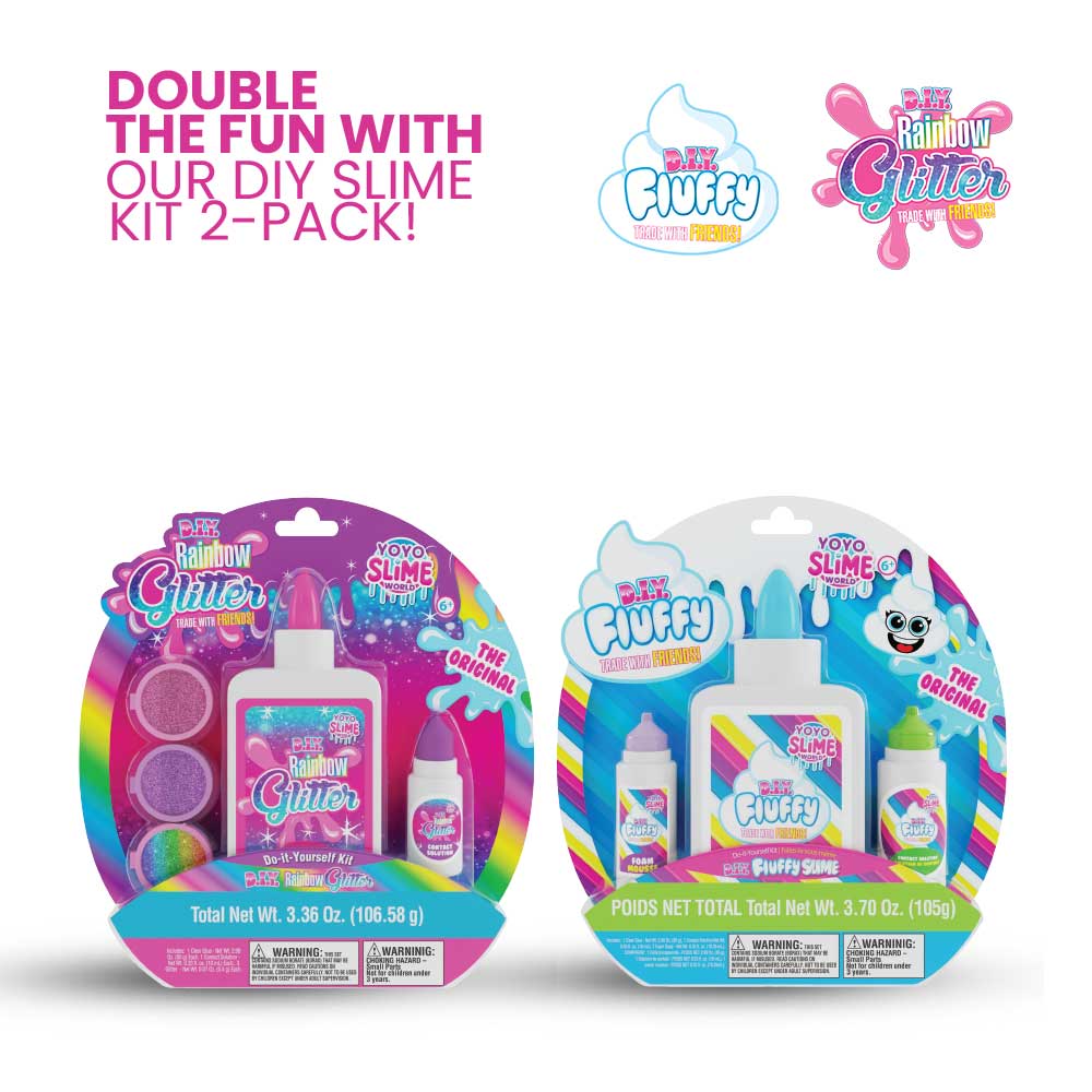 YOYO World - Wholesale Putty/Slime - Kids - DIY Fluffy & Glitter Slime Kit for Kids | Pack of 121